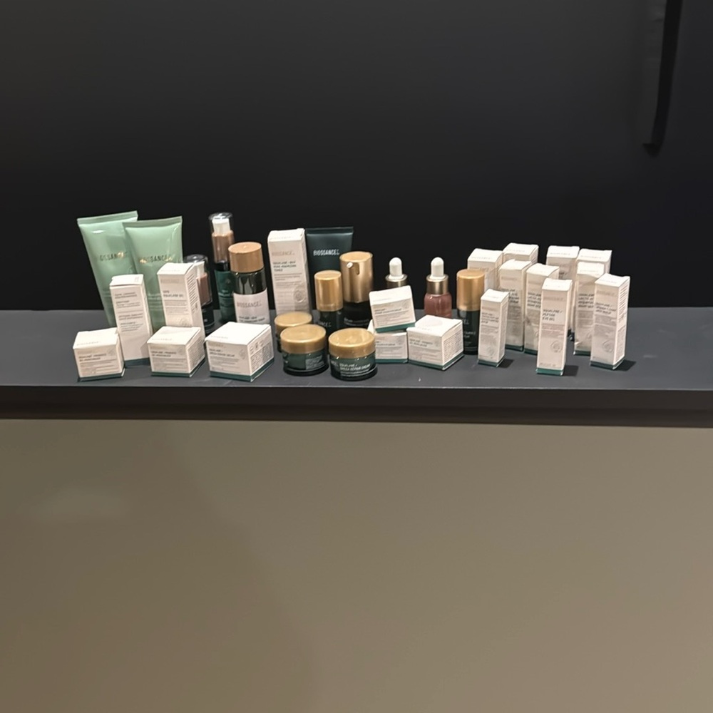 Huge lot of travel size Biossance products. All unopened.